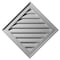 Ekena Millwork Diamond Gable Vent Louver, Functional, 34"W x 34"H x 1 3/8"P 24" Sides) GVDI34X34F - alternate 1